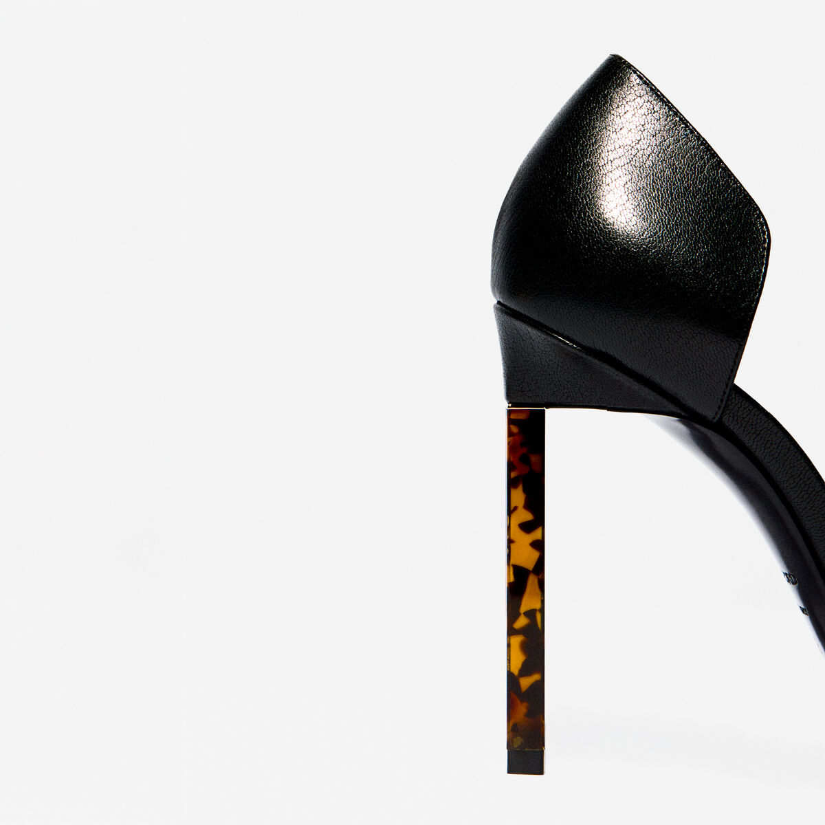 TOM FORD 26S GOLD BUCKLE HEELS 105 MM IN AQUA BLUE LAMBSKIN main image 0